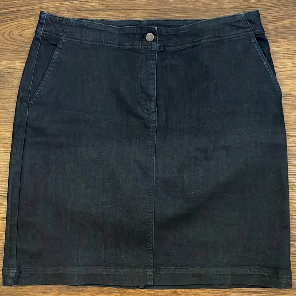 Talbots NWOT denim stretch skirt